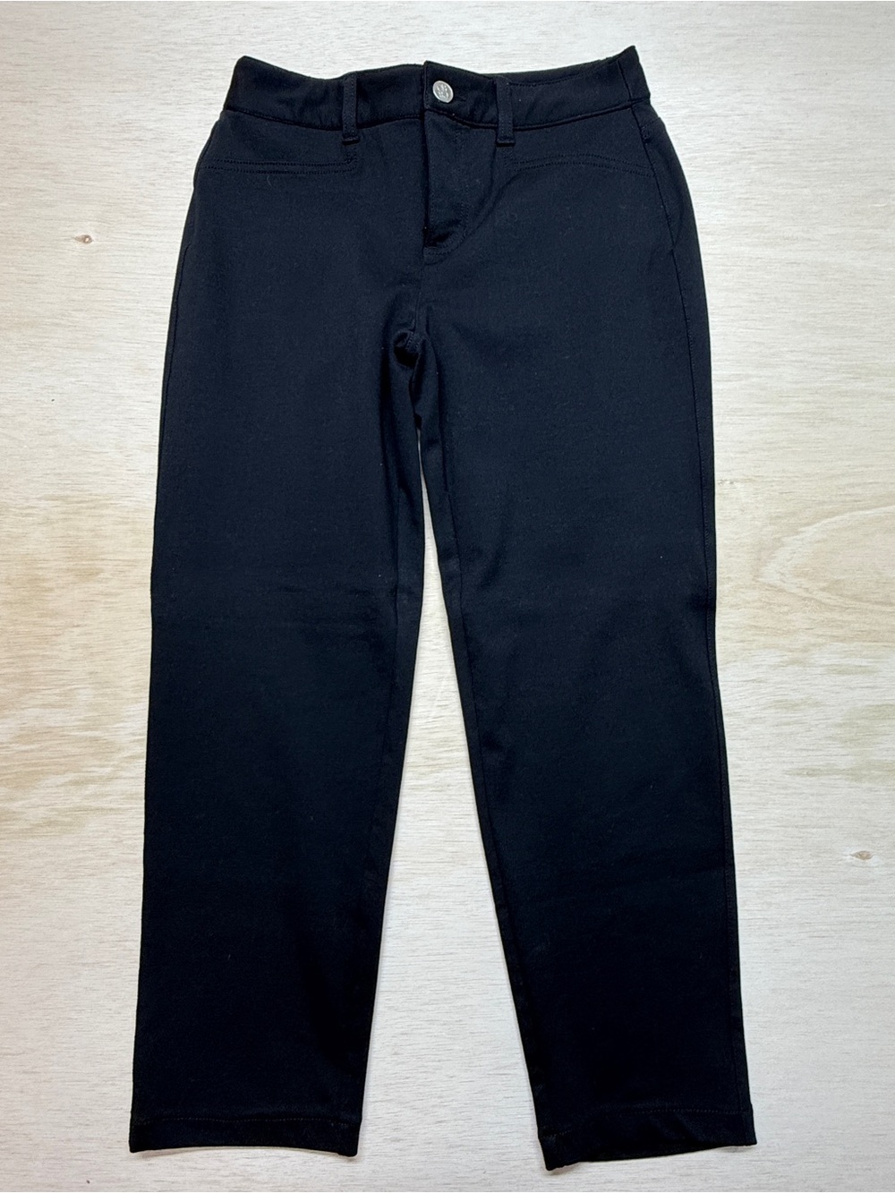 Croft & Barrow The Effortless Stretch Black Pant Size 6p